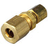 S26-3768 - UNION, BRASS - 1/4 X 1/8