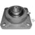 flanged bearing with grease