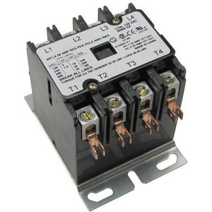 HARTLAND CONTACTOR
4 POLE
110/120 VOLT
40 AMP INDUCTIVE
50 AMP RESISTIVE