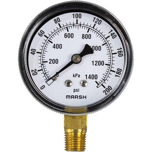 S62-1020 - PRESSURE GAUGE 0-200 PSI