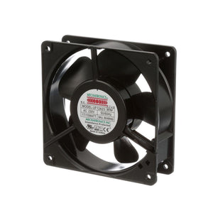 AXIAL FAN,
230V 50/60HZ, 14WATT, 2750RPM, 92CFM, BALL BEARING,
MECHATRONICS, 4-11/16" X 4-11/16" X 1-1/2" WIDE,
4-1/8" MT CTRS