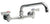 COMMERCIAL 8-INCH WALL MOUNT FAUCETS