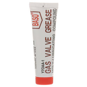 BASO GAS VALVE GREASE, 2-1/2 OZ. TUBE
TEMP RANGE 32 TO 175 DEGREES FARENHEIT
BOILING POINT 450 F