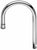 TS Brass 120X Rigid Gooseneck Spout, Chrome